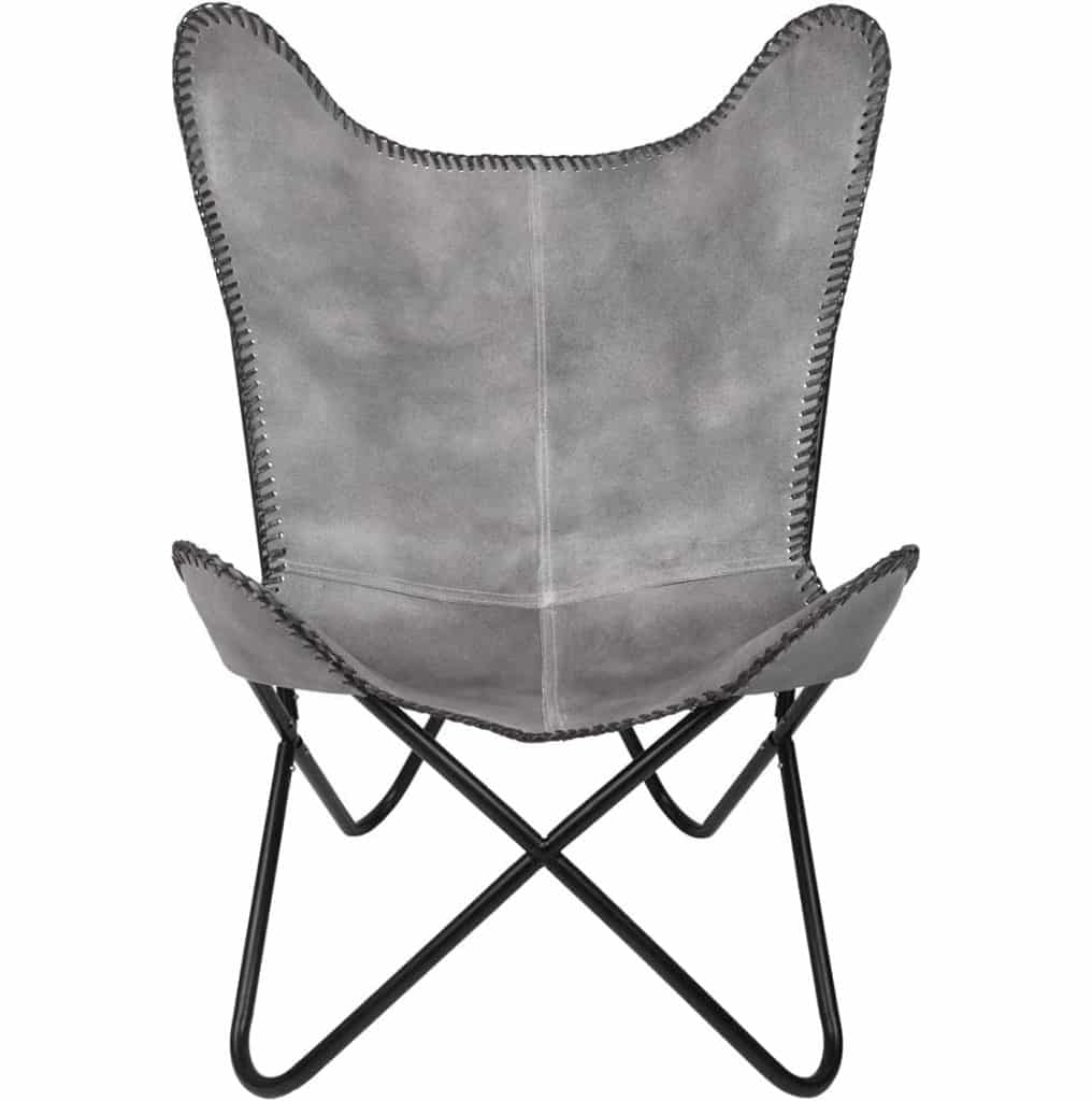 Grey discount butterfly chair