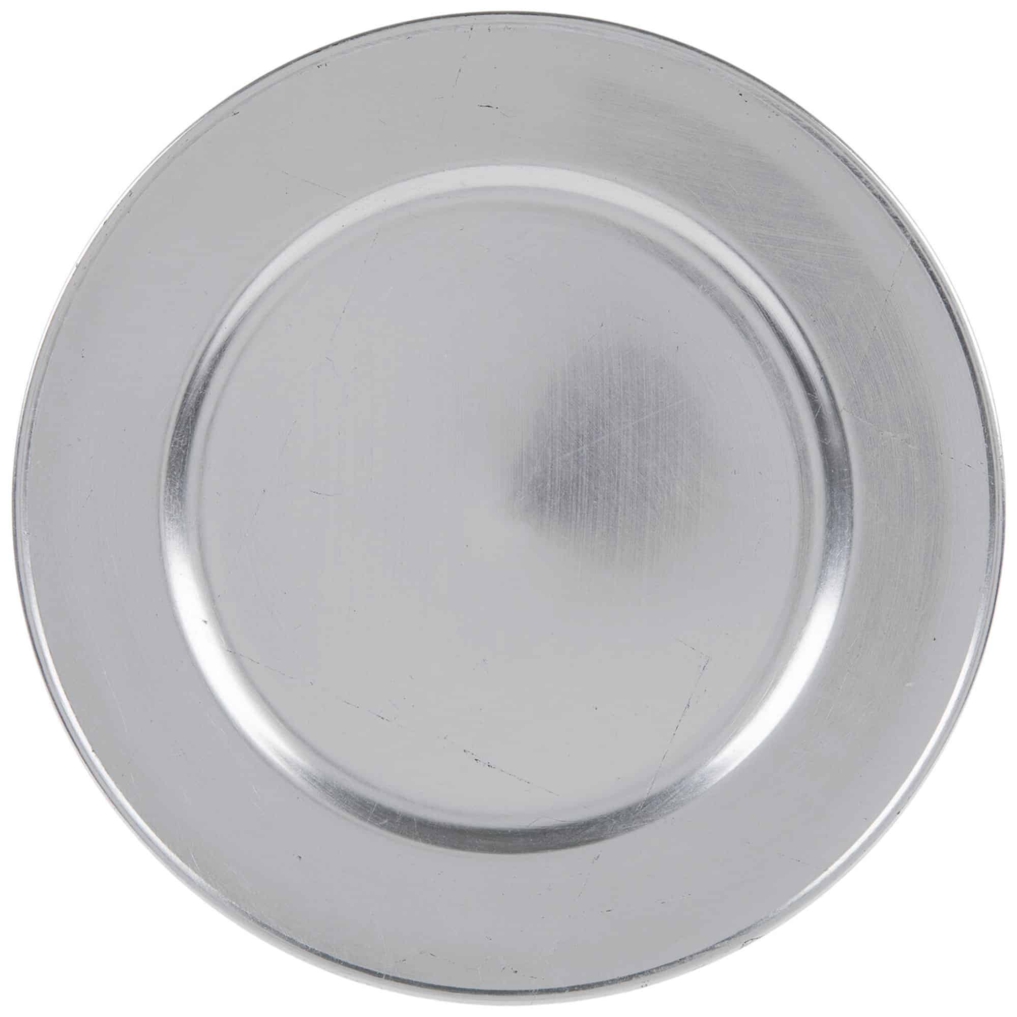 Silver Charger Plate rental