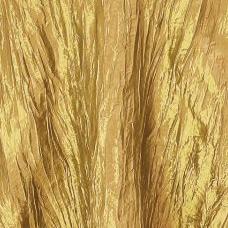 132 Gold Round Crinkle Taffeta Linen