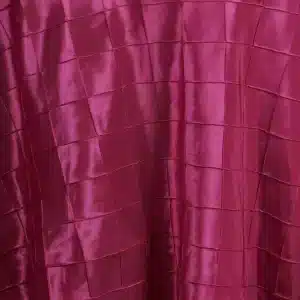 120 Round Pink Fuchsia Pintuck Linen