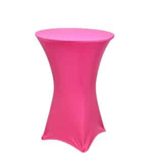 Pink Fuchsia Spandex Cocktail Table Covers