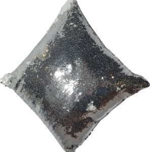 Silver/white Sequin Pillow Covers