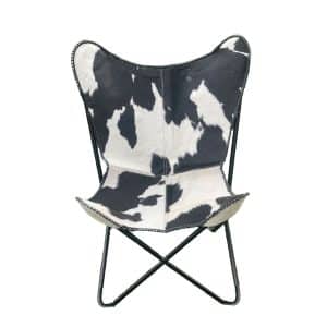 Cowhide Butterfly Chair