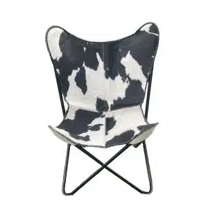 Cowhide Butterfly Chair