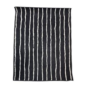 White/Black Rug