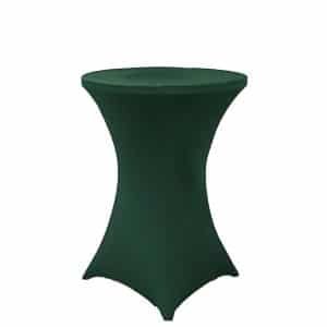 Dark Green Spandex Cocktail Cover