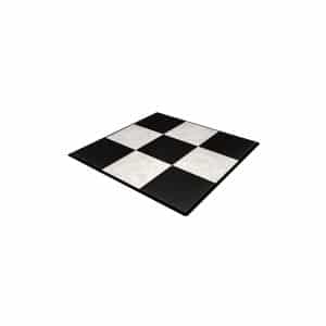 Black and White Checkered Dance Floor