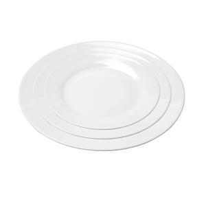 Rim White Dinnerware