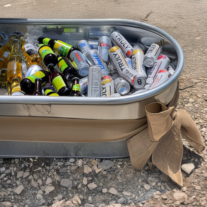 Rustic Galvanized Drink Trough