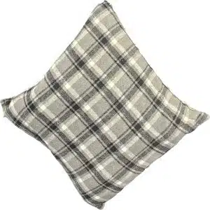 Black & Bray Checked Pillow