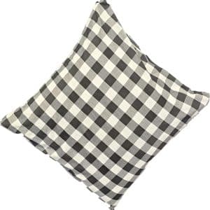 Black & White Checked Pillow