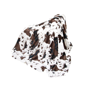 Cowhide Throw Blanket