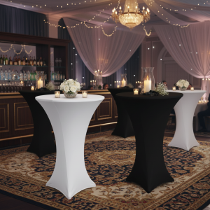 30in High Top Cocktail Table Covers