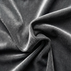 silver gray velour drapes for rent