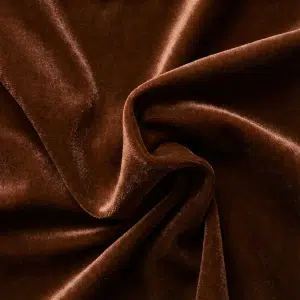 12ft Brown Velour Drapes