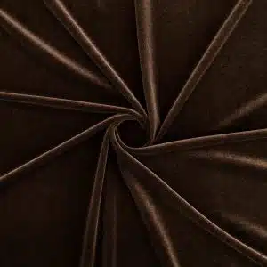 12' Brown Velour Drapes