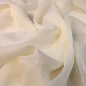 12ft Ivory Sheer Voile Drapes