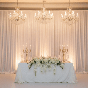 12ft Ivory Velour Drapes