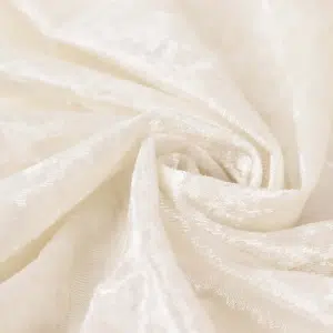 12ft Ivory Velour Drapes